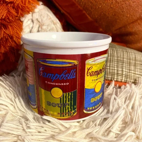 Vintage Campbell’s Soup Andy Warhol Pop Art Style Coffee Mug Retro 1998 - Picture 3 of 5